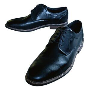 Nunn Bush "Hayden" Black Derby Dress Shoe Mens size 12M